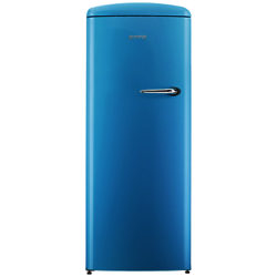 Gorenje ORB153 Freestanding Fridge, A+++ Energy Rating, Left-Hand Hinge, 60cm Wide Baby Blue